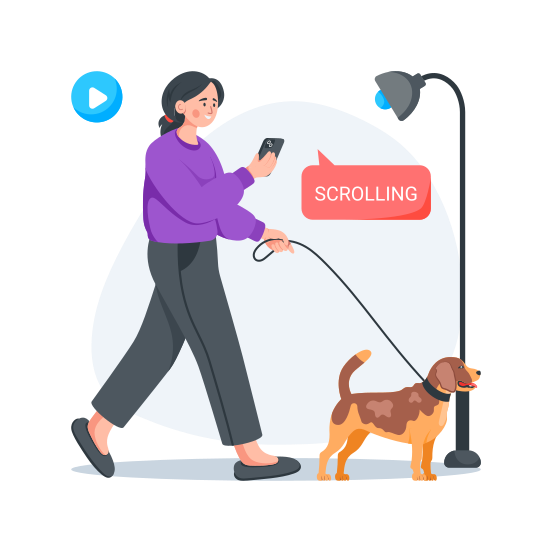 Dog Walk illustration