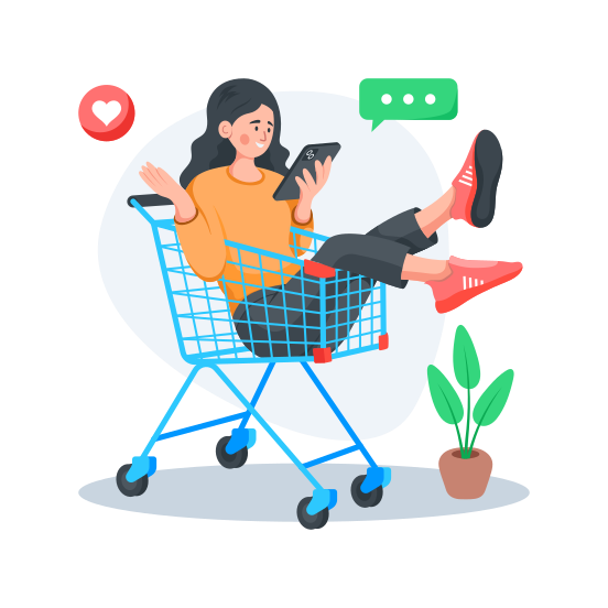 Smartphone Addiction illustration