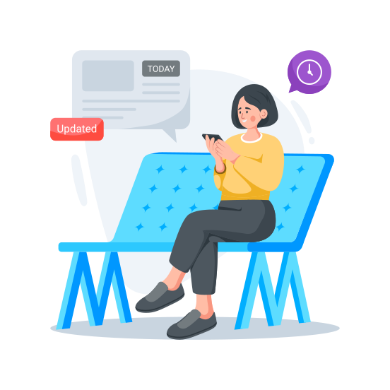 Social Media User illustration