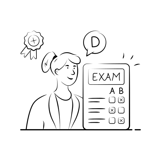 Academic, Performance, Exam, Result, Studying, Student, Education illustration