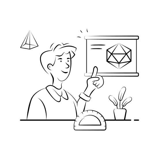 Geometry, Class, Math, Mathematics, Algebra, Education, Learning illustration