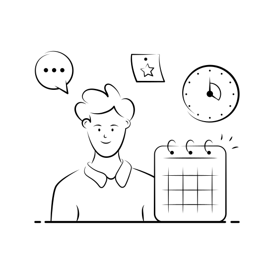 School, Timetable, Student, Schedule, Learning, Planning, Calendar illustration