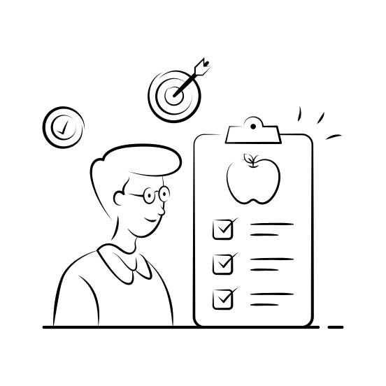 Diet Plan, Nutrition, Food Plan, Healthy, Lifestyle illustration