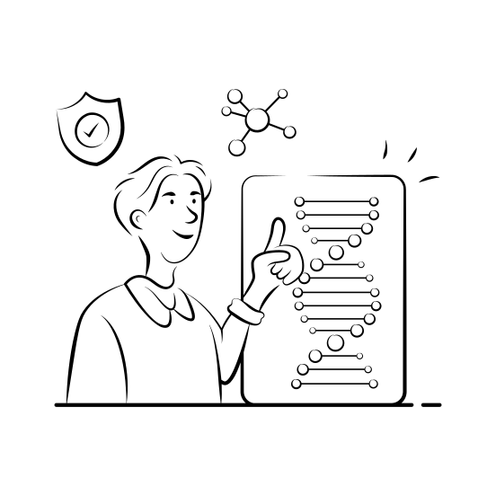Genetic, Test, Dna, Genome, Analysis illustration