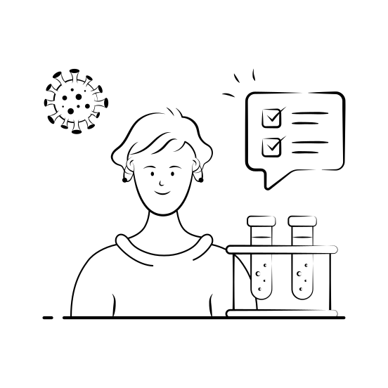 Medical, Healthcare, Diagnostics, Laboratory, Testing illustration