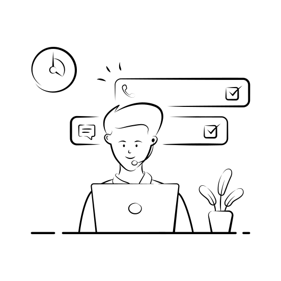 Medical, Healthcare, Service, Support, Center illustration