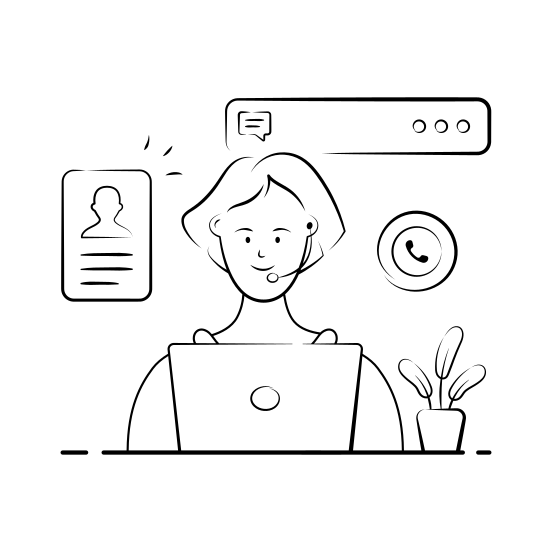 Telehealth, Phone, Consultation, Online, Doctor illustration