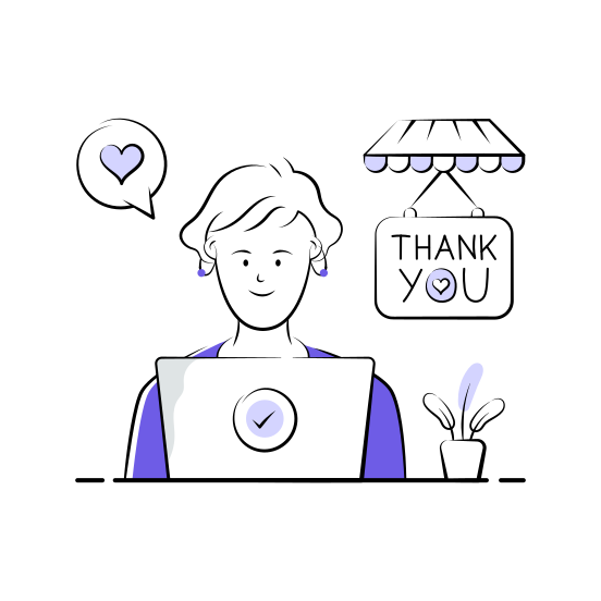 Customer, Appreciation, Ecommerce, Shopping, Online, illustration