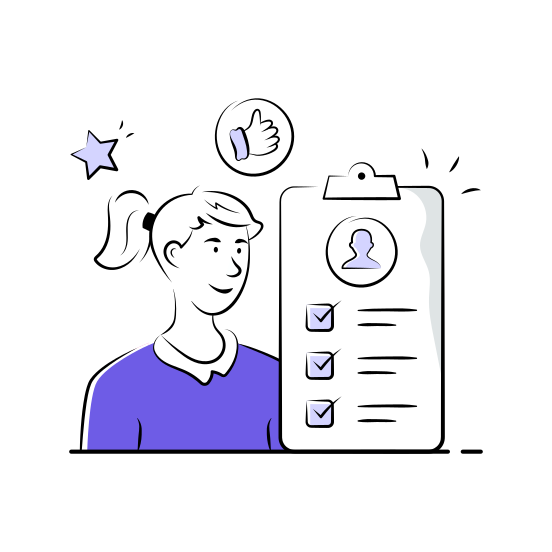 Customer, Survey, Ecommerce, Online, Shopping, illustration