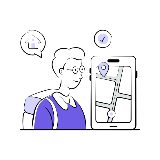 Delivery, Location, Map, Ecommerce, Shipping, illustration