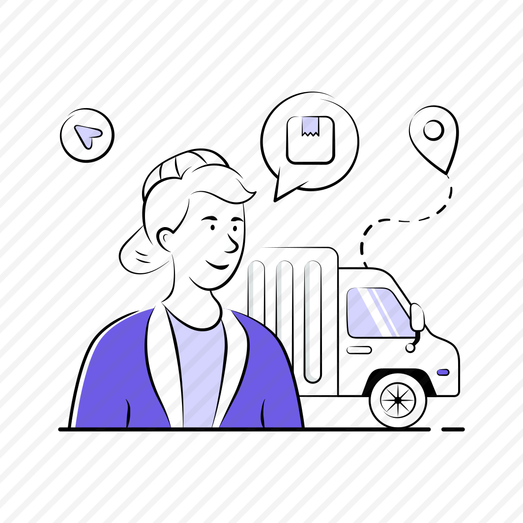Delivery, Truck, Transportation, Online, Shopping, preview