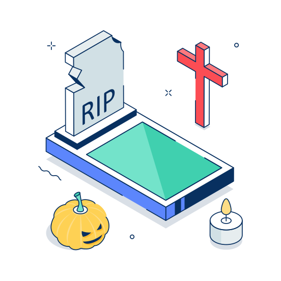 Grave, illustration