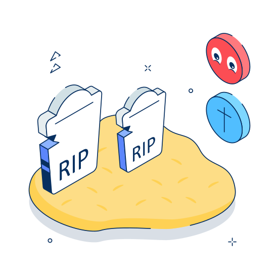 Graveyard illustration