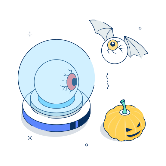 Halloween Eyeball illustration