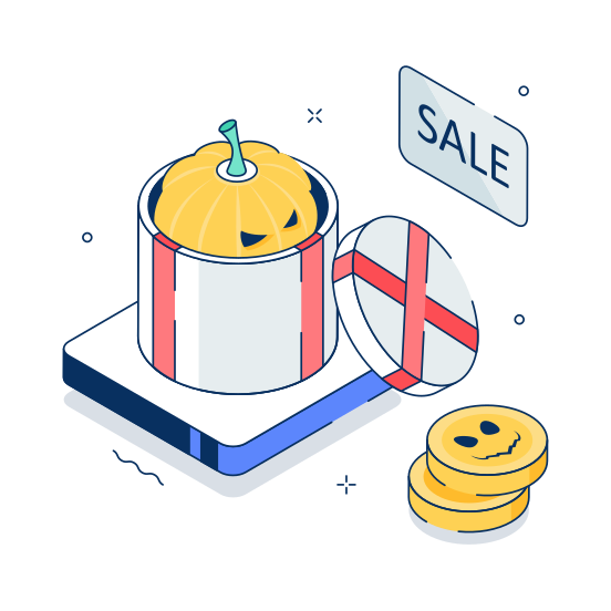 Halloween Sale illustration
