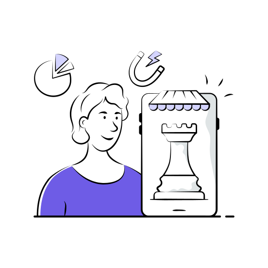 Marketing, Strategy, Ecommerce, Plan, Online illustration