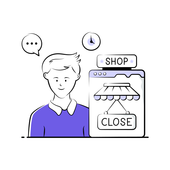 Online, Digital, Ecommerce, Shopping, Store, illustration