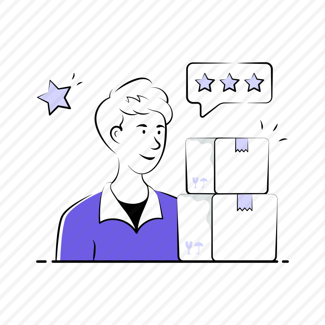 Shipment, Rating, Feedback, Delivery, Review, preview