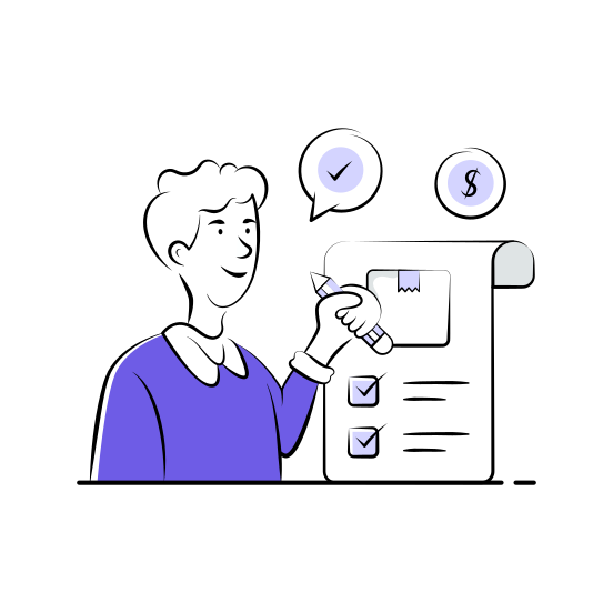 Shopping, List, Ecommerce, Checklist, Productivity, illustration