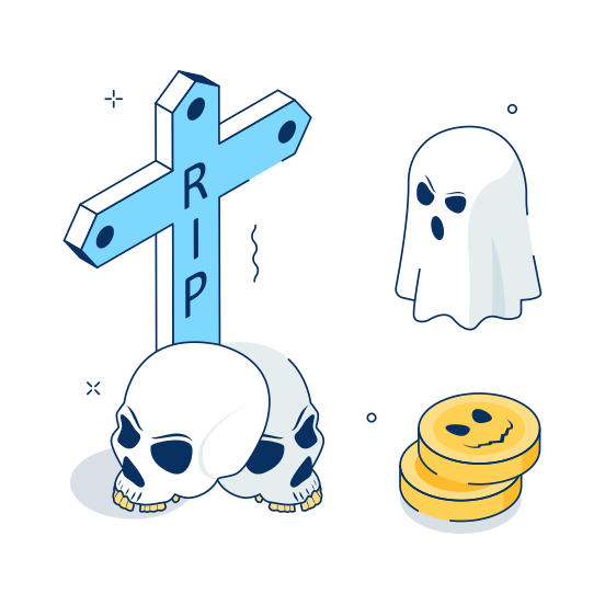 Tombstone,, illustration