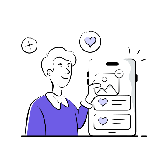 Wishlist, Ecommerce, App, Shopping, Application, illustration