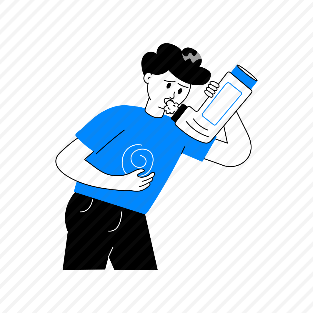 Asthma, Patient, Inhaler, Respiratory, Problem preview