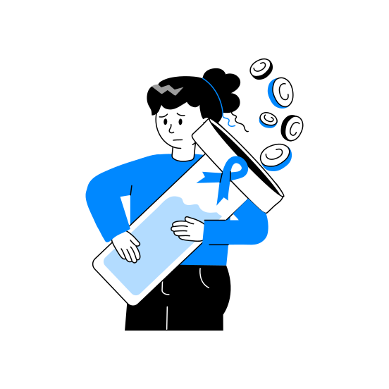 Blood, Cancer, Biotechnology, Awareness, Healthcare illustration