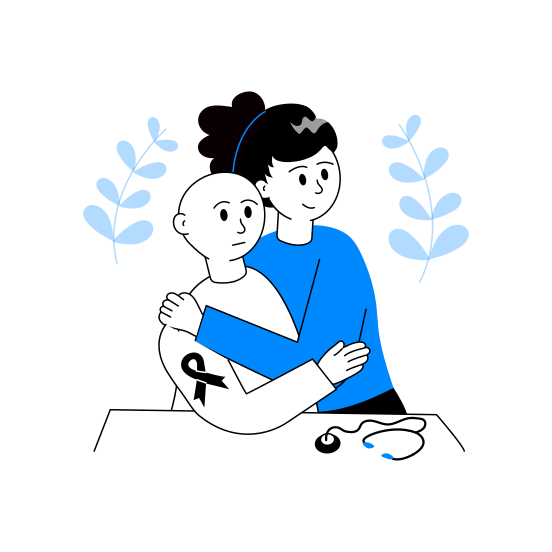 Cancer, Oncologist, Treatment, Care, Chemotherapy illustration