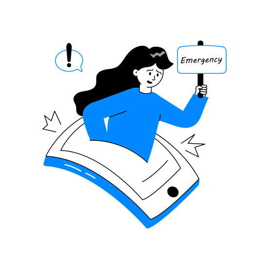 Emergency, Call, Assistance, Medical, Consultant illustration