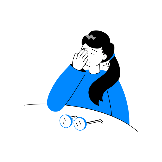Eye, Problem, Optical, Glasses, Checkup illustration