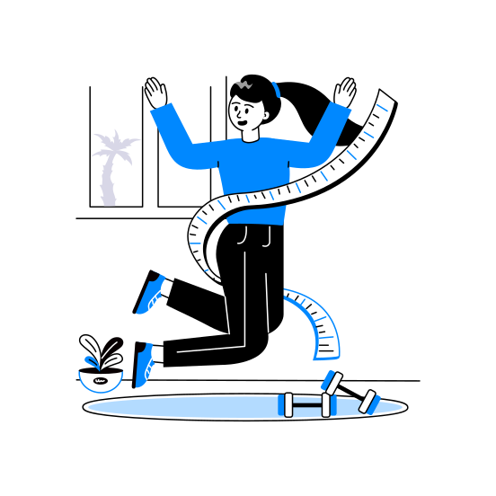 Fitness, Health, Checkup, Exercise, Gym illustration