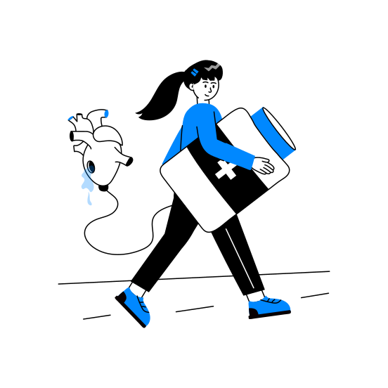 Heart, Cardiac, Medicine, Cardiology, Cardiologist illustration