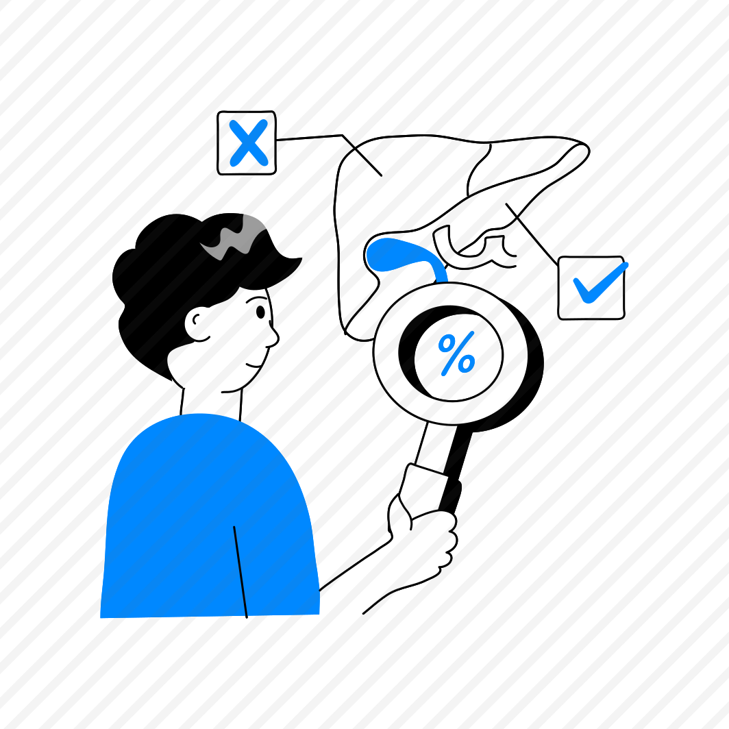 Liver, Checkup, Examine, Magnify, Search preview