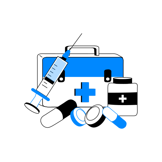 Medical, Equipment, Laboratory, Healthcare, Instruments illustration