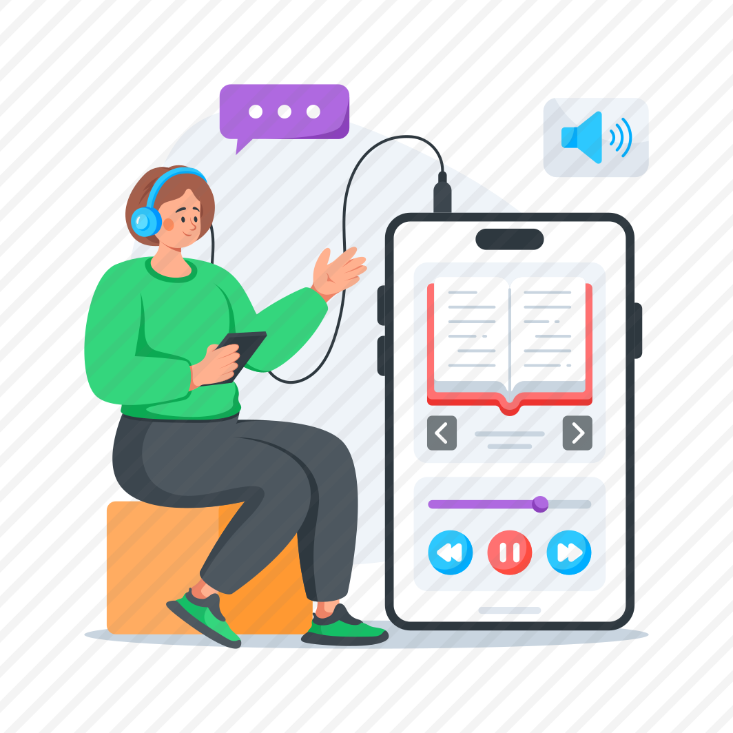 Audiobook, Listening, Lesson, Learning, Online preview