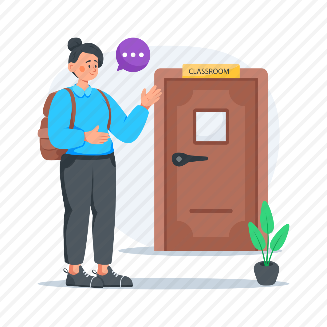 Classroom, Entrance, School, Building, Door preview