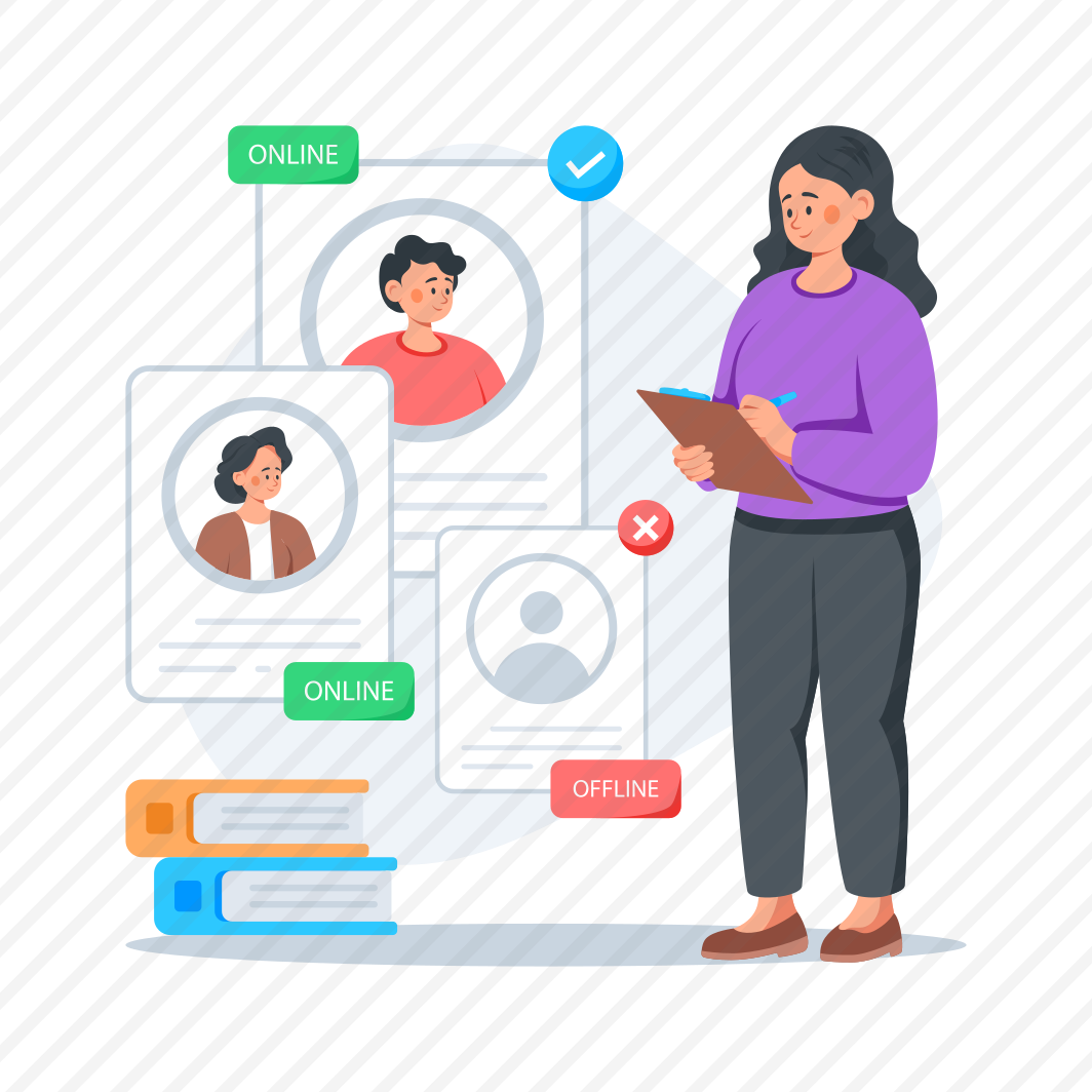 Online, Profile, Learning, Student, Study preview