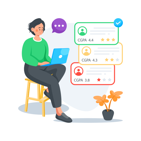 Progress, Report, Cgpa, Education, Academic illustration