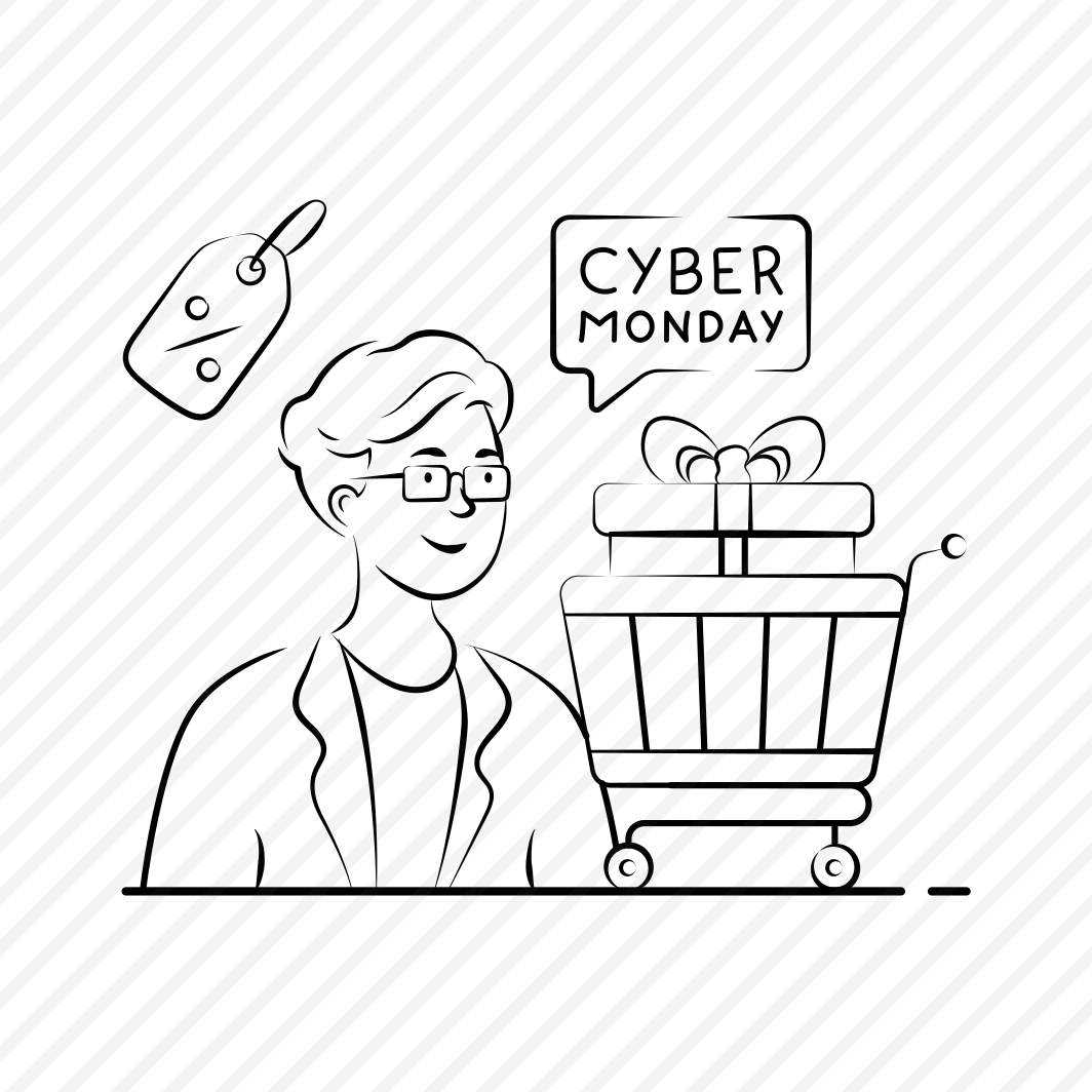 Cyber Monday, Shopping, Ecommerce, Online, Sale, Discount, Banner, preview