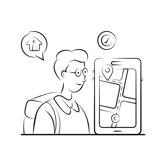 Delivery, Location, Map, Ecommerce, Shipping, Online, Shopping, illustration