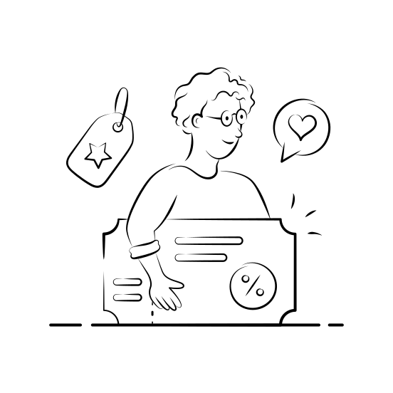 Discount, Coupon, Voucher, Promotion, Savings, Ecommerce, Online, illustration