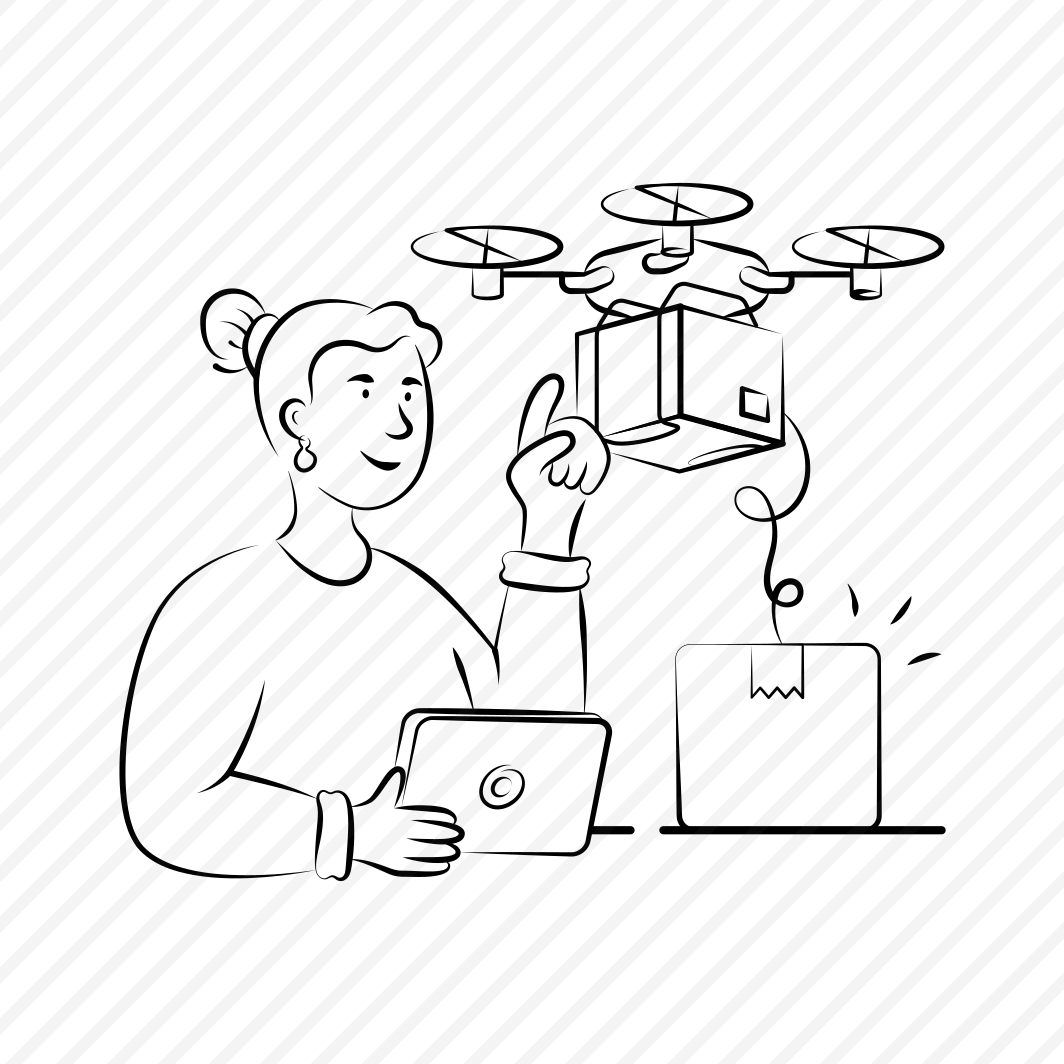 Drone, Delivery, Package, Parcel, Shipping, Ecommerce, preview