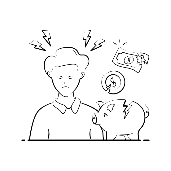 Bankruptcy, Financial, Loss, Debt, Issue, Business, Failure illustration