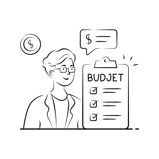 Budget, Finance, Accounting, Money, Savings, Financial, Planning illustration