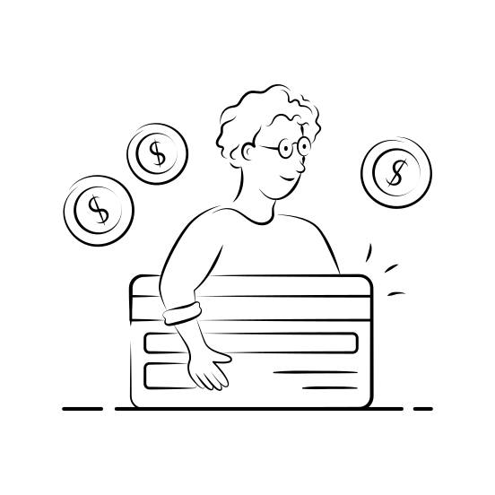 Credit, Card, Atm, Debit, Payment, Online, Banking illustration