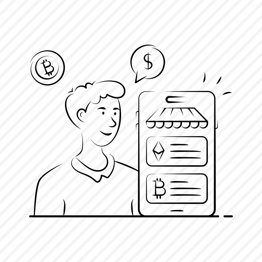 Cryptocurrency, Marketplace, Bitcoin, Digital, Currency, Ecommerce, Online preview