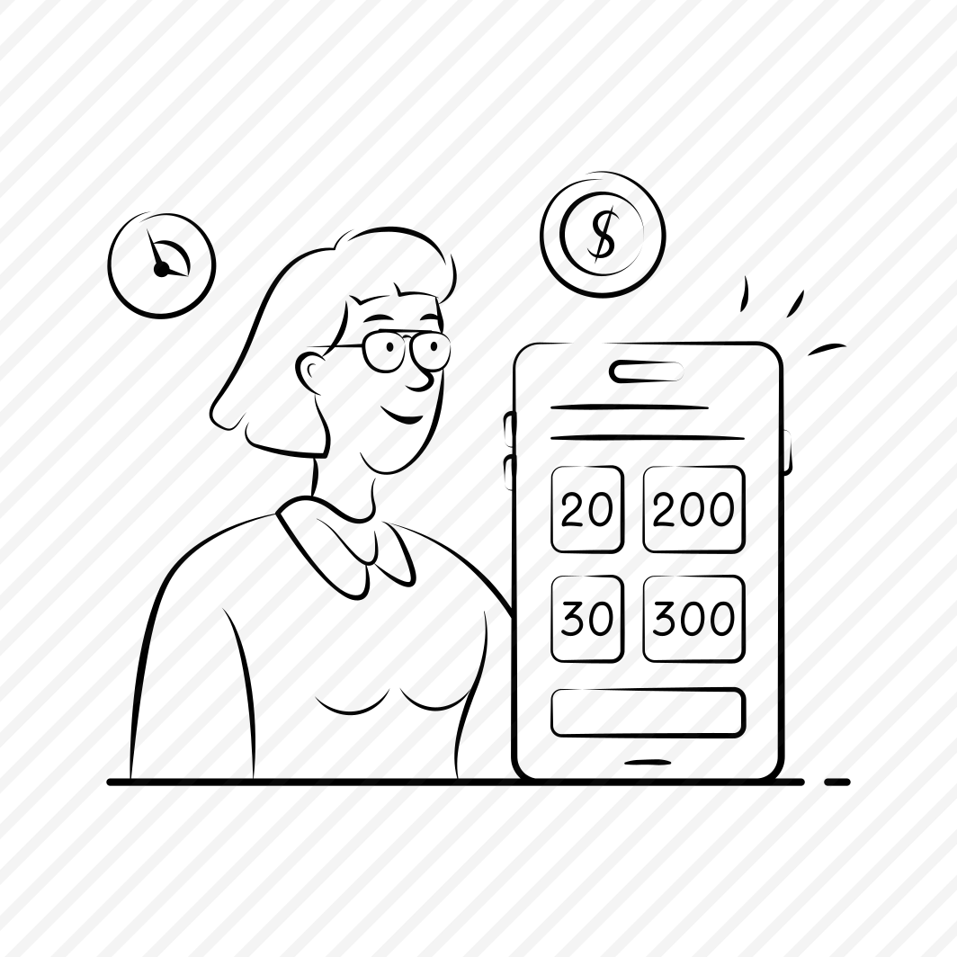 Mobile, Top Up, Financial, Planning, Technology, Payment, Options preview
