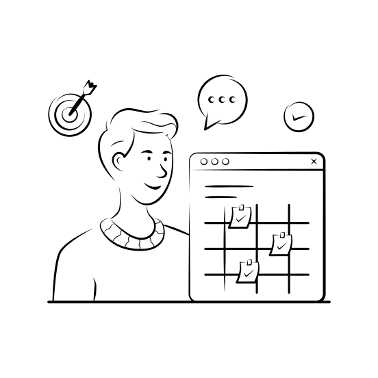 Task, Management, Productivity, Planning, Project, Workflow, Scheduling illustration