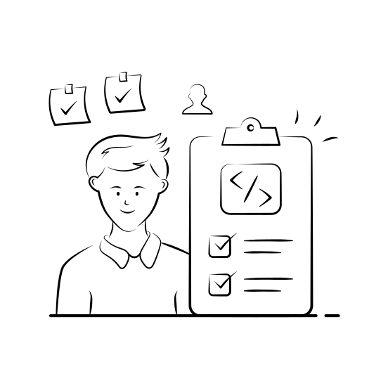 Task, List, Checklist, To Do, Developer, Programmer, Productivity illustration