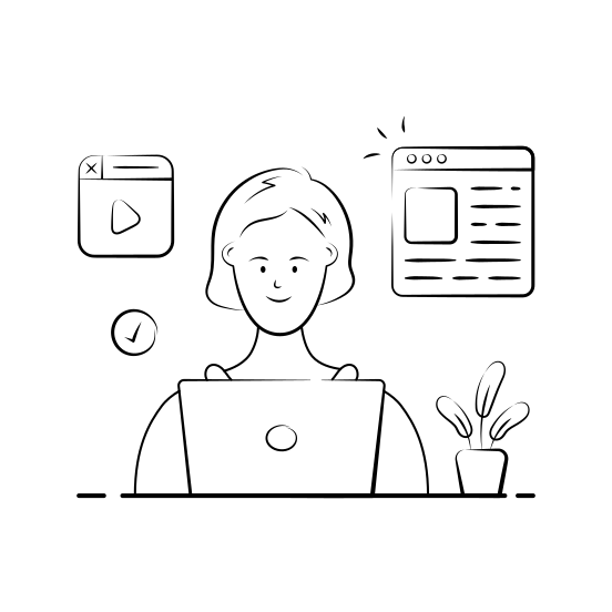 Web, Content, Website, Text, Creation, Developer, Programming illustration